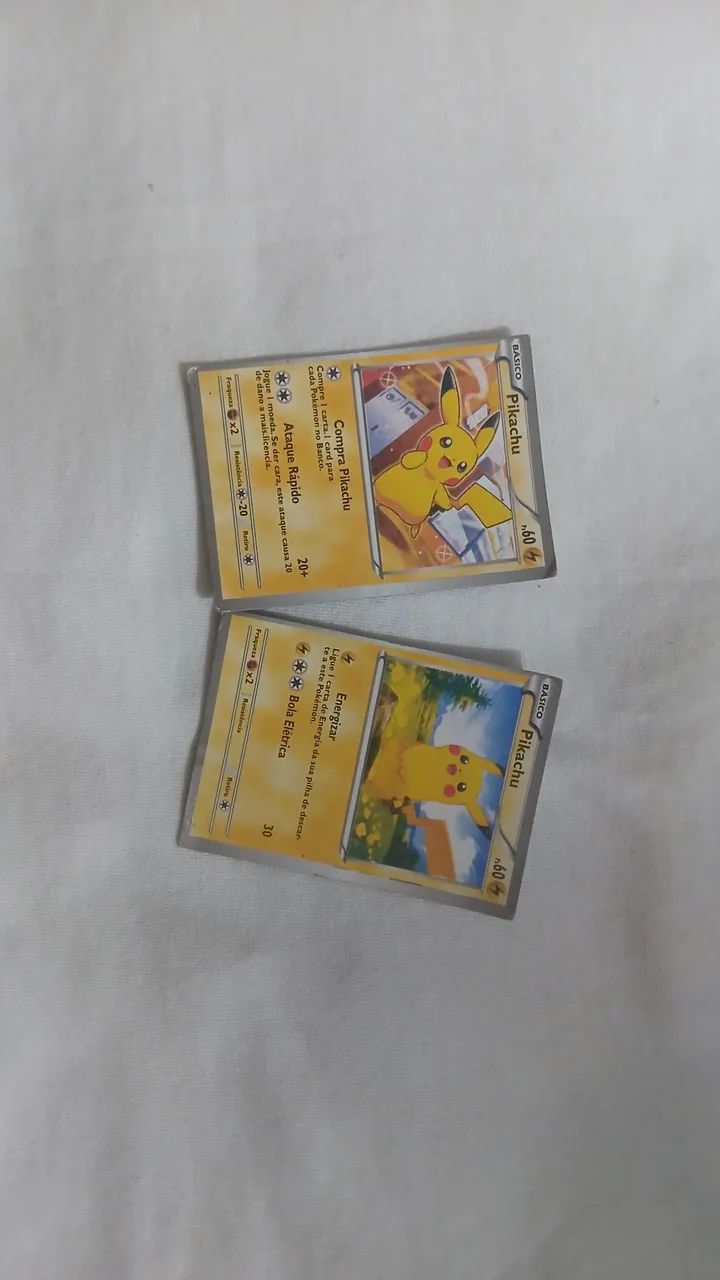 Card pokémon 2 unidades 