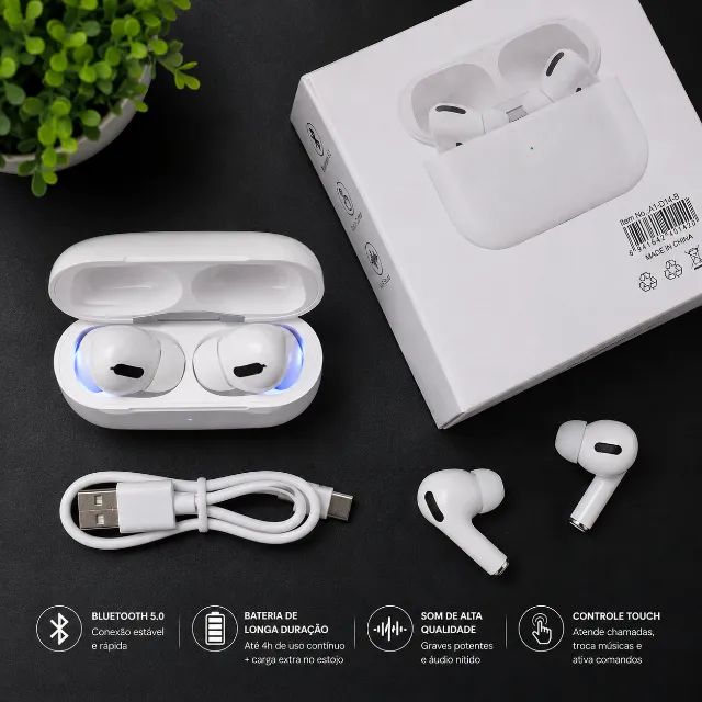 Fone Bluetooth Pro 3 TWS Sem Fio com Estojo de Carregamento - Foto 2
