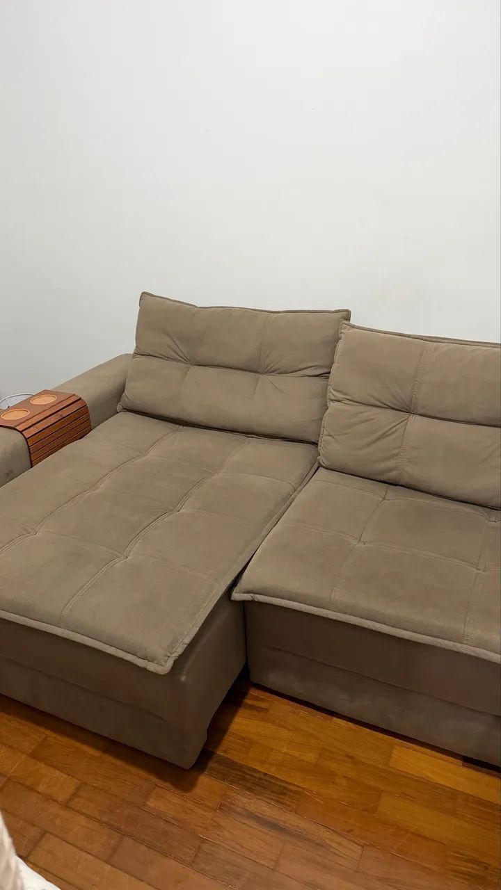 Sofá cama casal retrátil em ótimo estado  - Foto 4