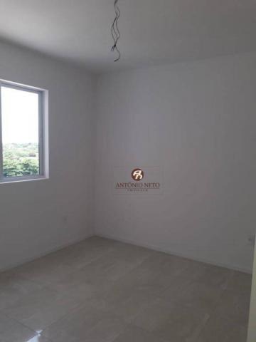 Apartamento NOVO com 3 dormitórios para alugar, 65 m² por R$ 1.150/mês - Messejana - Forta - Foto 14