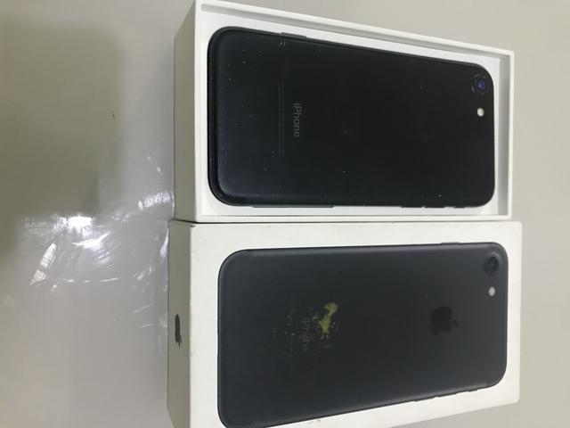 IPhone 7 preto 32GB CAIXA COMPLETA