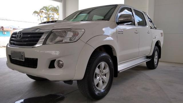 Hilux CD Srv 4x4 3.0 - 2013 - Branca - Foto 6
