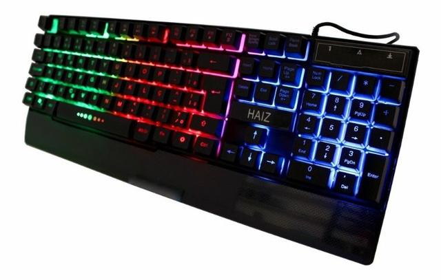 Teclado Gamer Semi Mecânico Led Usb - Foto 4