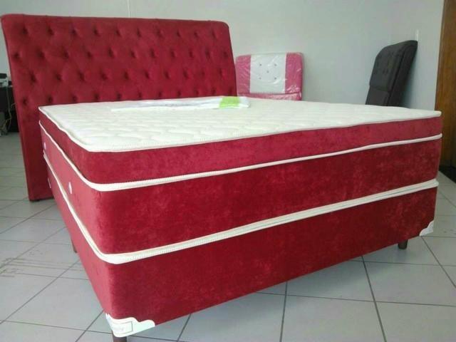 Colchão lançamento com cama e cabeceira apartir de 10 parcelas R$ 299.00