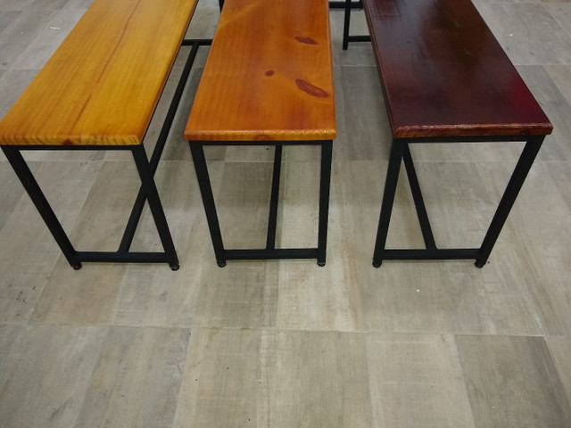 Bancos em madeira pinus maciça industrial - Foto 4