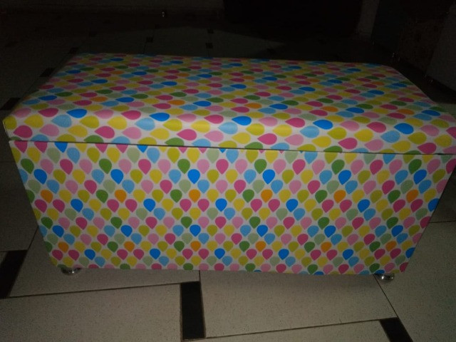 Pufes baú - Várias cores e estampas - Foto 3