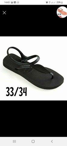 Havaianas originais 33/34 - Foto 2