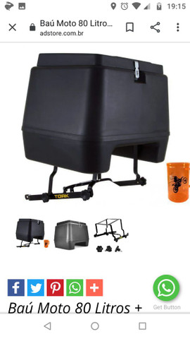 BAÚ PRO TORK COM SUPORTE - Foto 4