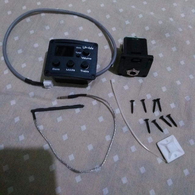 Captador Eq digital com afinador para cavaquinho ou ukulele - Foto 5
