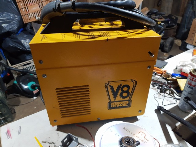Máquina solda Mig sem gás V8