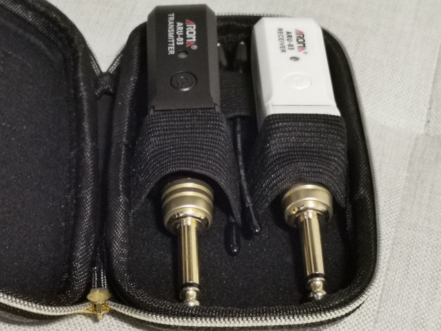 Transmissor uhf para instrumentos musicais