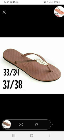 Havaianas originais 33/34 - Foto 3