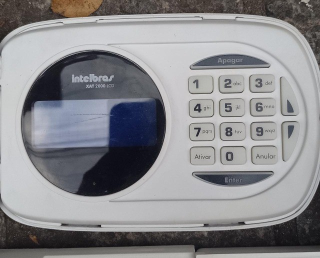 Teclado Lcd Para Central De Alarme Monitorada Xat 2000 Lcd 