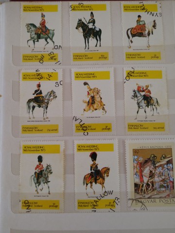 Coleção de selos cavalos e pinturas - Foto 4