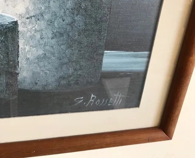 Quadro G. Rossetti com moldura - Foto 2