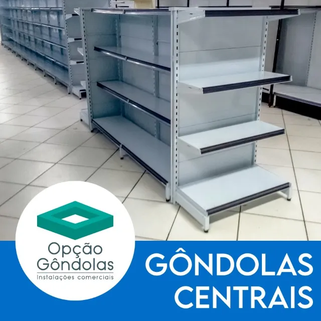 Gôndolas Centrais | Faça Já Seu Orçamento!