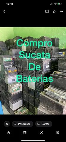 Compro carcaça de baterias sucatas 