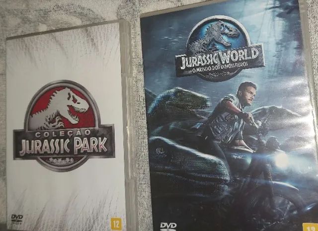 Box Coleção Jurassic Park e Jurassik World DVDs CDs DVDs etc Ramos Rio de Janeiro