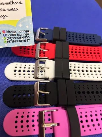 Pulseira Garmin modelos Forerunner 235/220/230/620/630/735XT - Foto 5