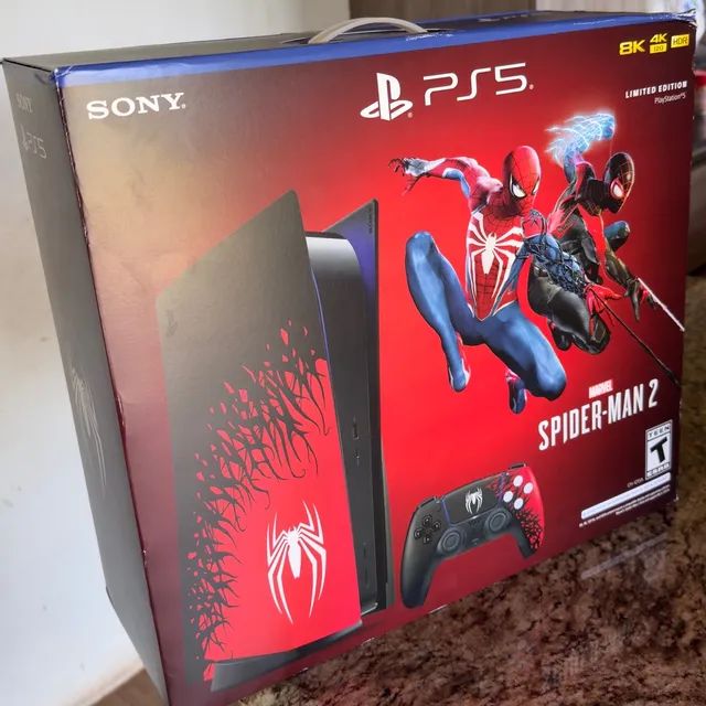 Sony PlayStation 5 825GB Marvel's Spider Man 2 Limited Edition Mídia Física