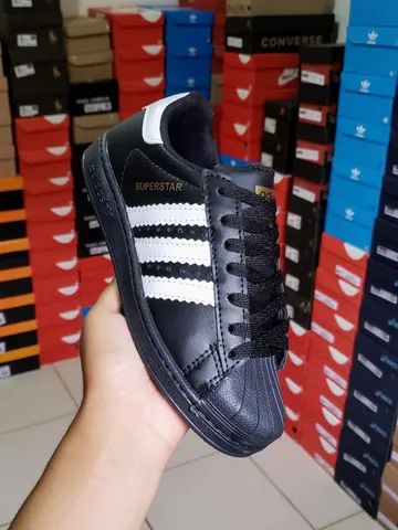 Tênis Adidas super star preto - Roupas - Parque Anhanguera, Goiânia  1197900120