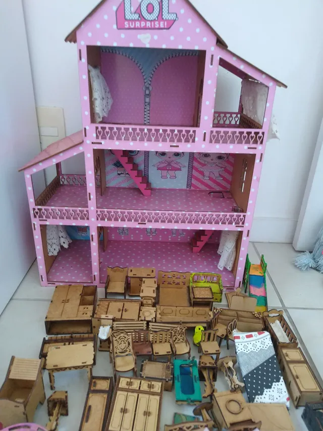 gemelares.com.br  Casa de bonecas, Casinha de boneca barbie