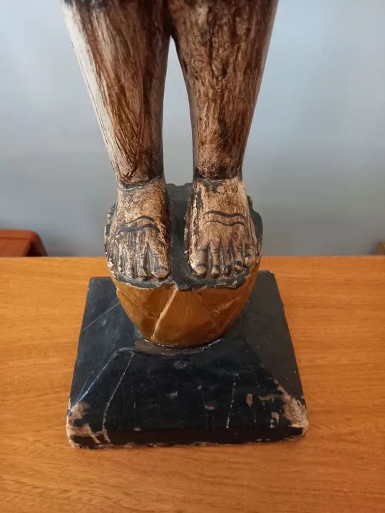 Buda em madeira antigo  - Foto 6