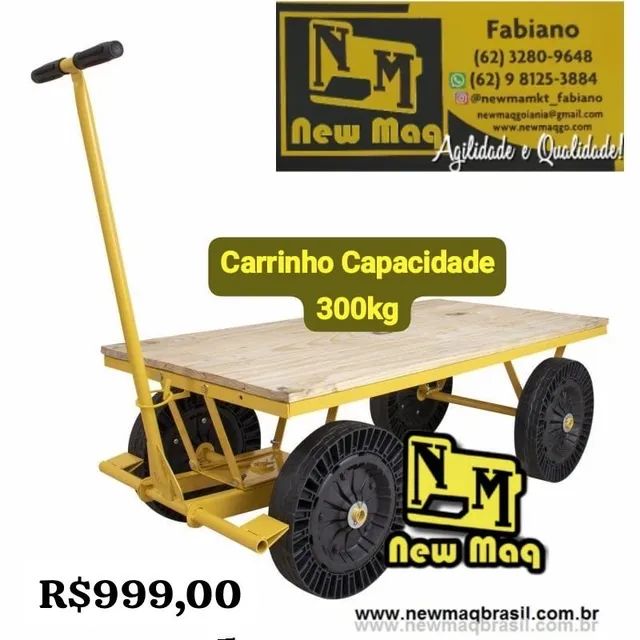 Carrinho de plataforma  - Foto 4