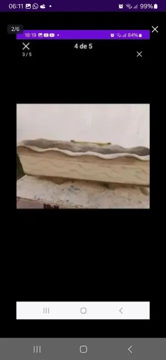 Floreira jardineira grande vaso retirar Ribeirão Preto não entrego só dinheiro  - Foto 4