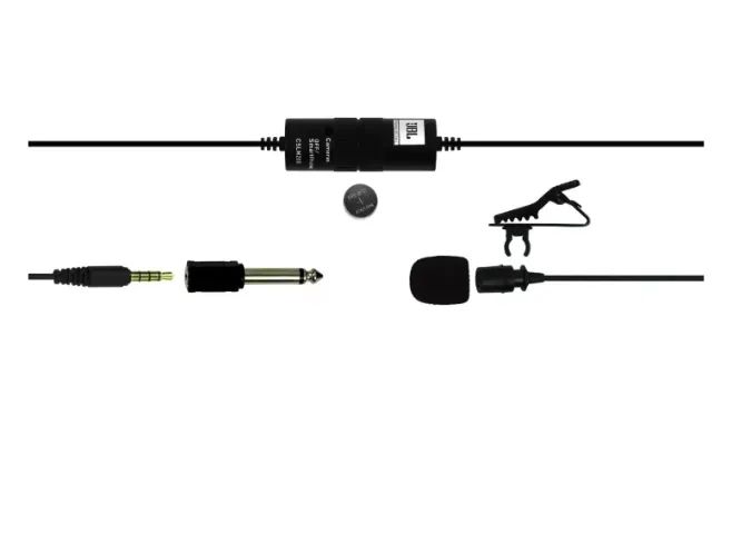 Microfone De Lapela Jbl Cslm20b para Celular Câmera Dslr Tablet  - Foto 4