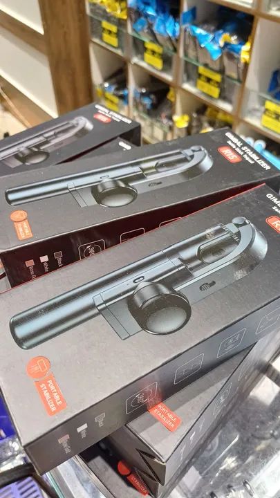 Gimbal estabilizador suporte para celular Selfie Stick R15 - Foto 2