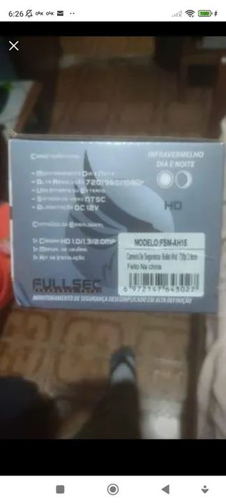 Câmera de Segurança Full HD 720p