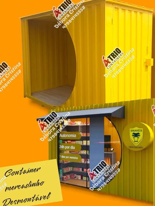 Container mercado inteligente desmontáveis  - Foto 6