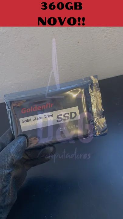 SSD Computador 360GB -- SSD Notebook 360GB -- Oportunidade em SSD de 360GB por R$149,00 