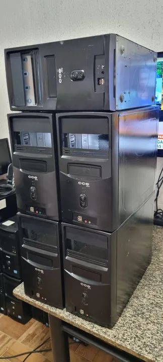 Gabinetes de Computador -  05 unidades  usado RS 100 reais os 5   - Foto 2