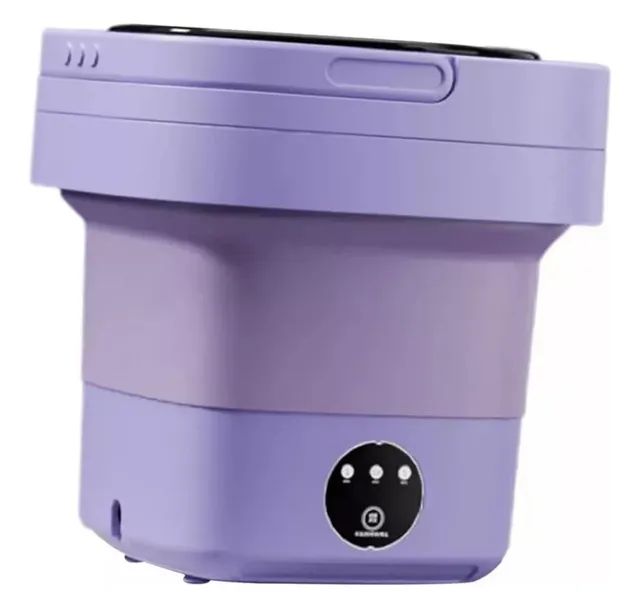 Mini Maquina De Lavar Roupas Portatil Dobrável 6,5 Litros - Foto 2