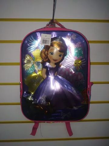 Mochila De Costa Inf Princesa Sofia Da018878 42x30cm - Foto 2