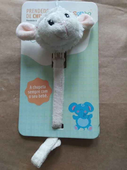 Prendededor de Chupeta em Plush - Sonho de Luz - Foto 3