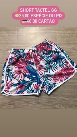 Short tactel feminino liso P M GE gg