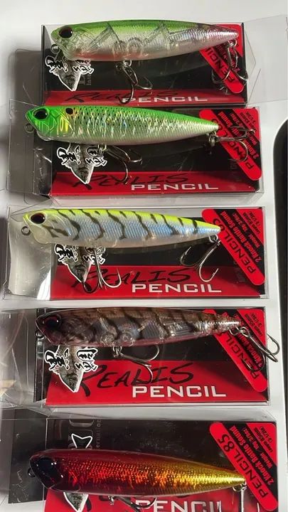 Iscas artificiais Realis Pencil - Diversas cores e tamanhos