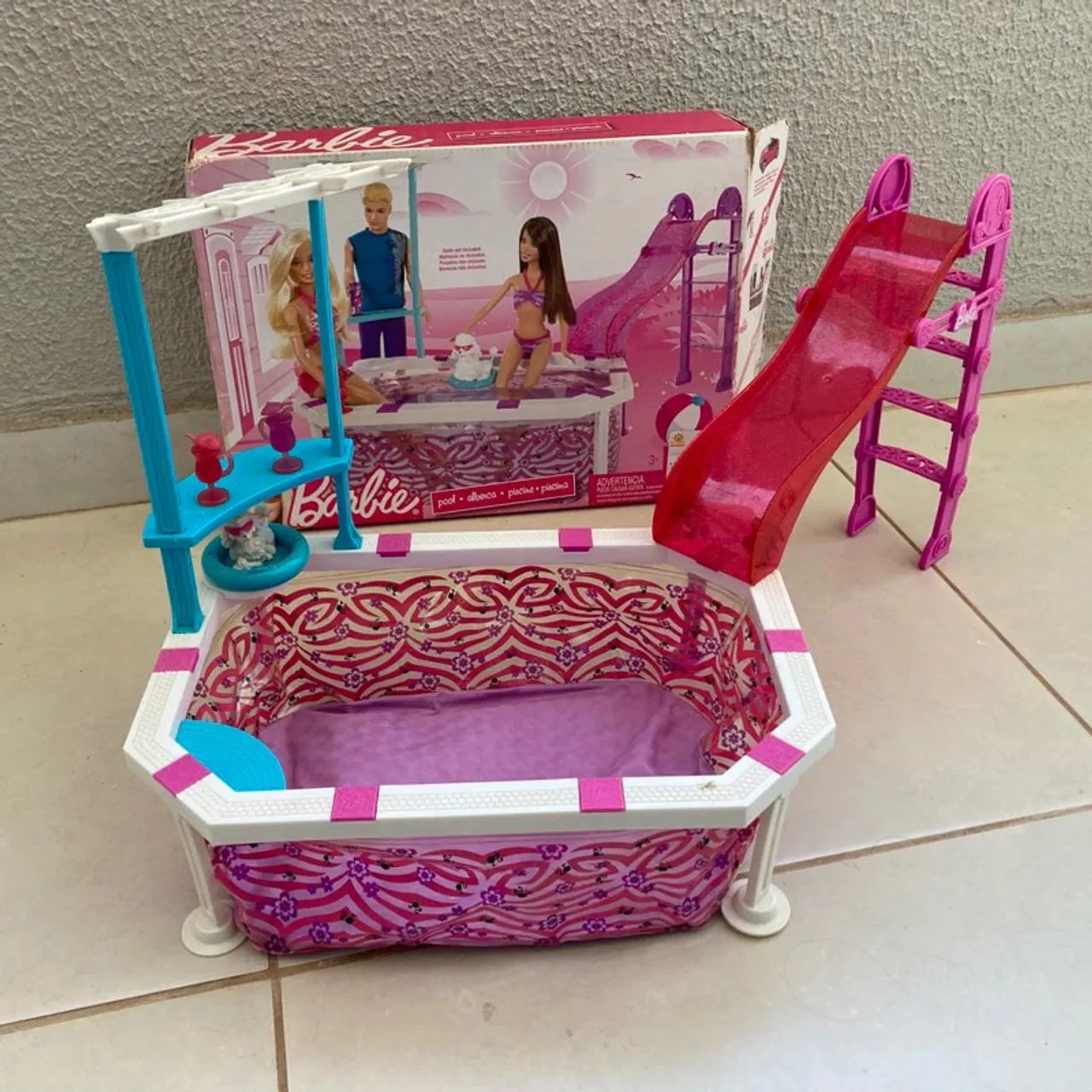 Piscina da Barbie Antiga Completa - Foto 2
