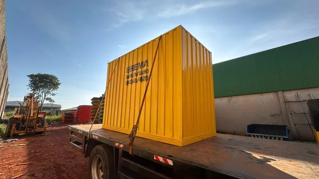 Container Almoxarifado para construcao civil, Cacambas para poly, Cacambas estacionaria