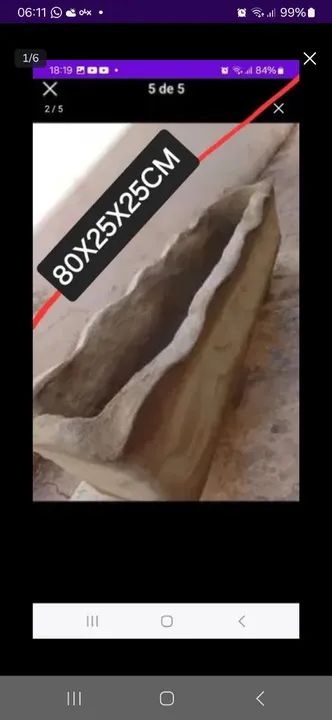 Floreira jardineira grande vaso retirar Ribeirão Preto não entrego só dinheiro 