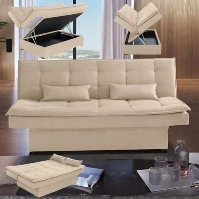 Sofá Cama Baú  Búzios!!  F70    Produto Novo! - Foto 3