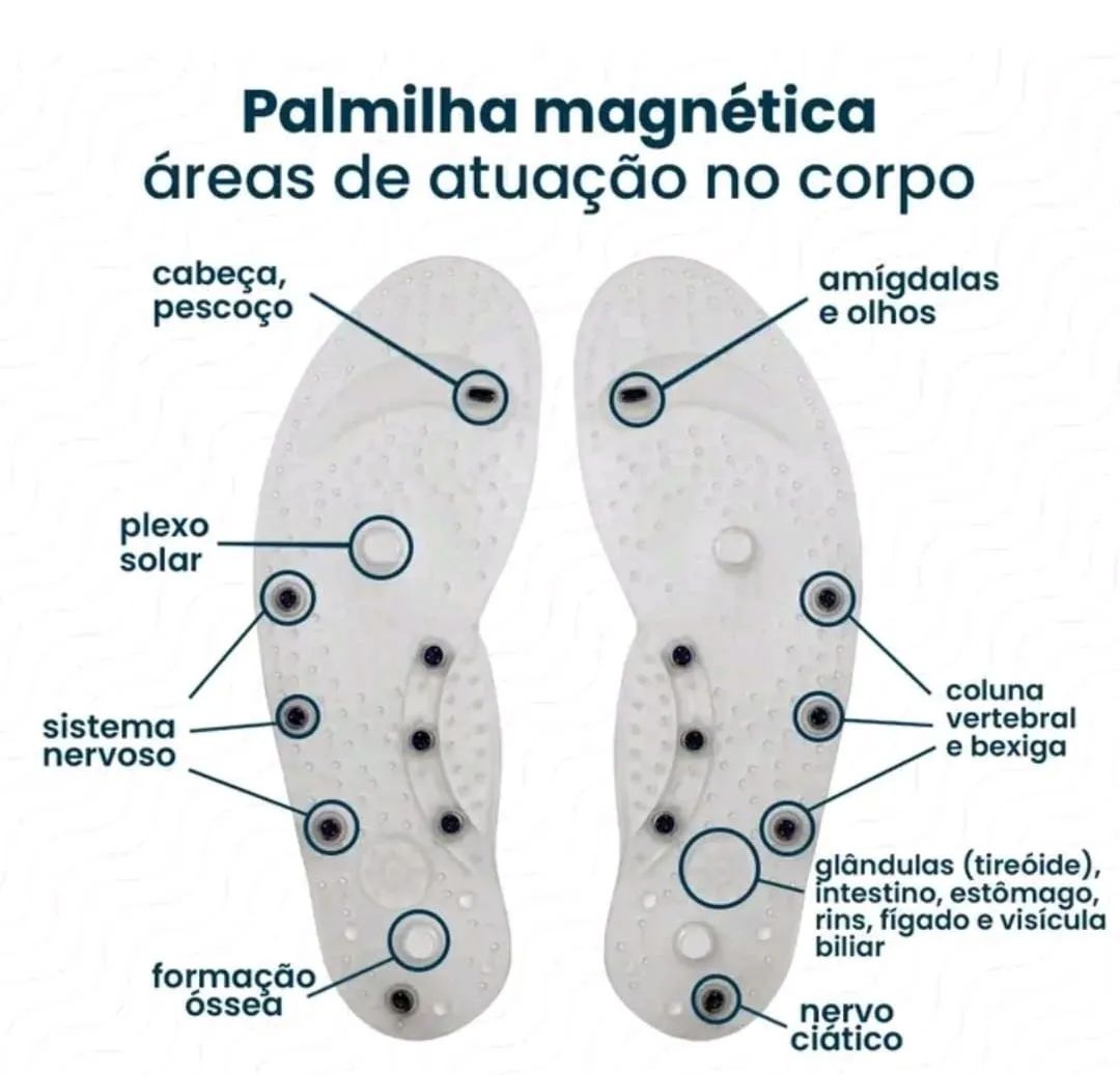 Palmilha Ortopédica magnética ajustável  - Foto 6