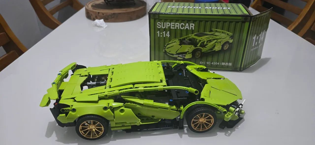 Lamborghini Sian - Brinquedo de Montar - Lego Technic - Foto 5