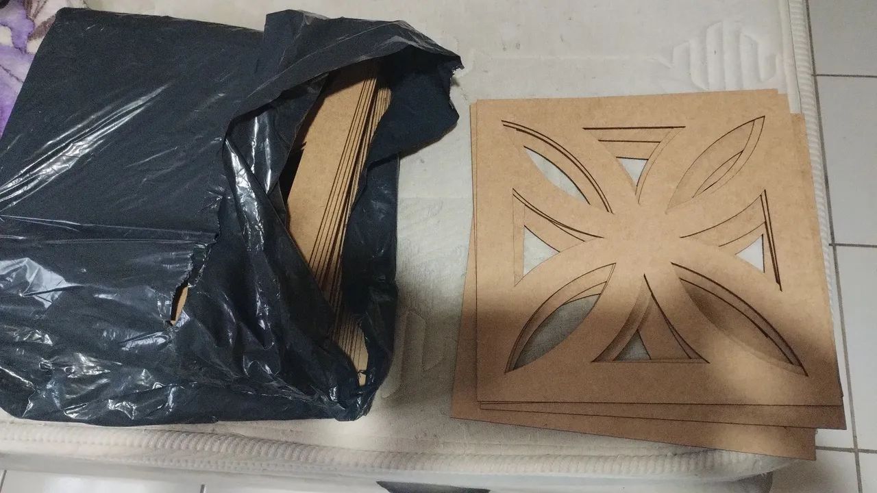 Kit Placas Painel De Mdf (Cobogó)29x29 - Foto 2