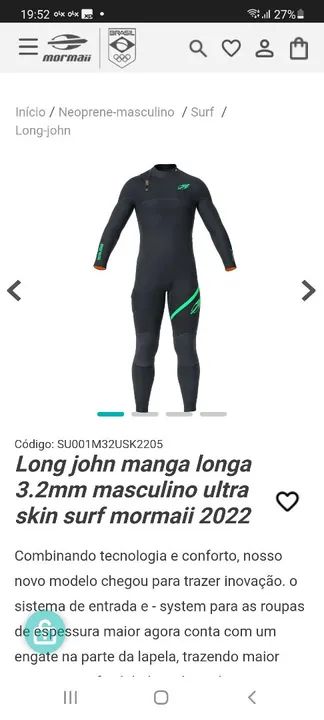 Longjohn roupa de borracha surf  - Foto 2