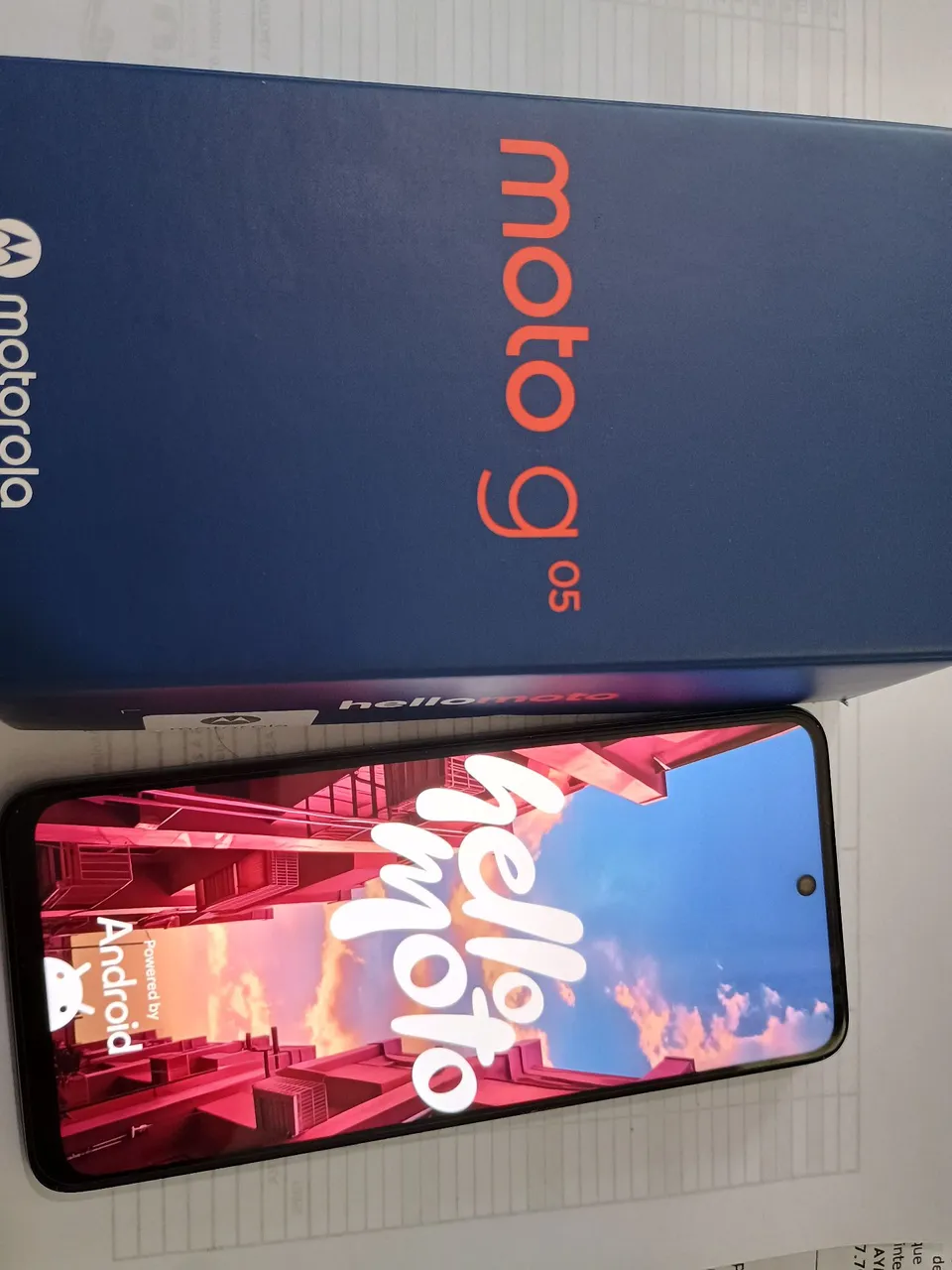 Motorola moto g05 uma semana de uso