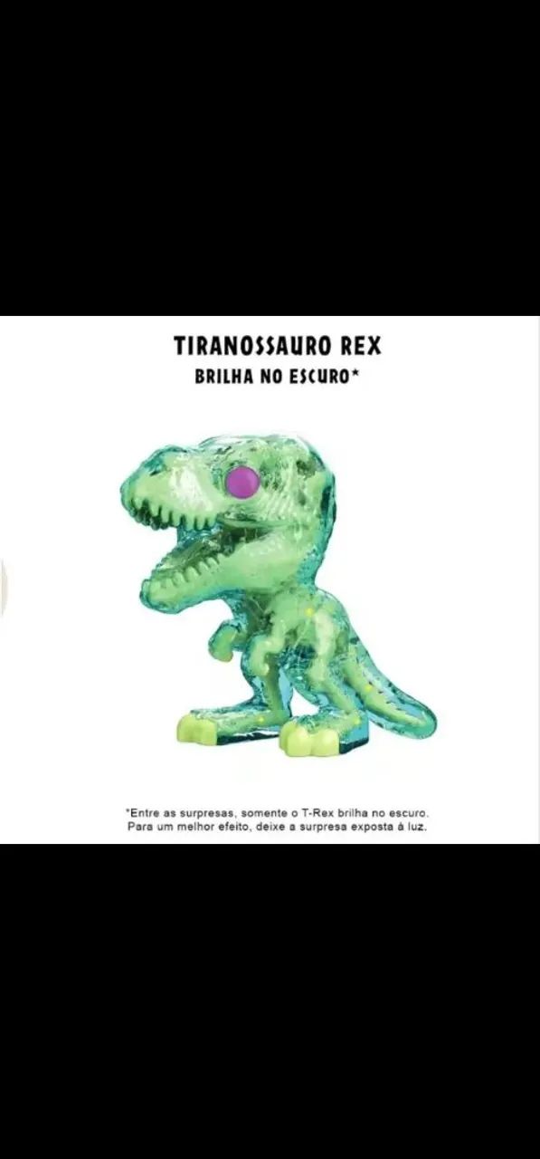 T-Rex (Brilha no Escuro) Coleção Kinder Joy Jurassic World<br><br> - Foto 2